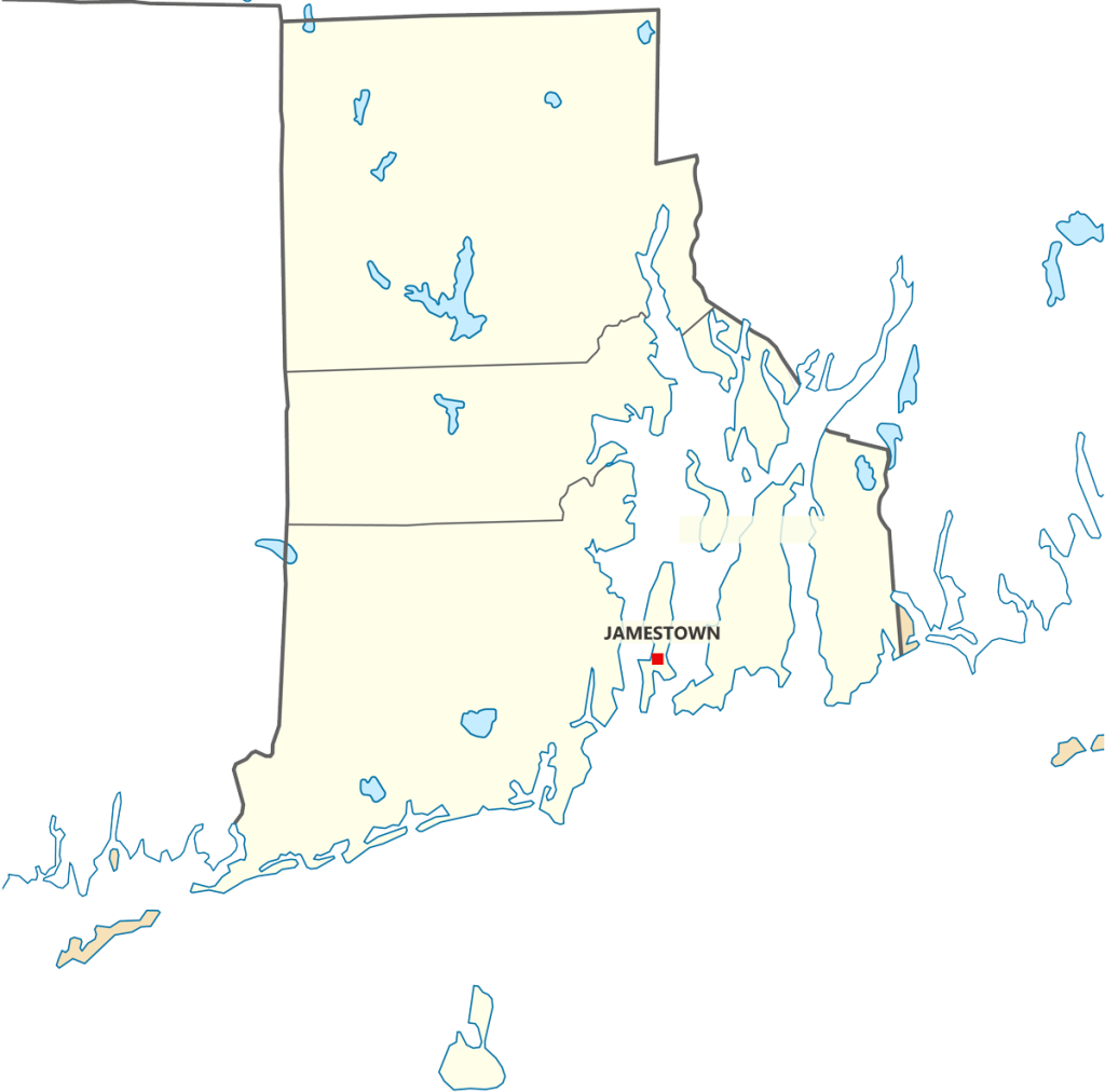 Jamestown RI Map